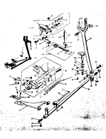 Feed Regulator Assembly parts for Kenmore Mechanical Sewing Machine 158.16510 (15816510, 158 16510) from AppliancePartsPros.com