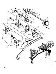 Geared Cam Assembly parts for Kenmore Mechanical Sewing Machine 158.16540 (15816540, 158 16540) from AppliancePartsPros.com
