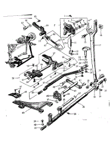 Feed Regulator Assembly parts for Kenmore Mechanical Sewing Machine 158.16540 (15816540, 158 16540) from AppliancePartsPros.com