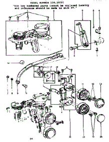 Zigzag Guide Assembly parts for Kenmore Mechanical Sewing Machine 158.16600 (15816600, 158 16600) from AppliancePartsPros.com