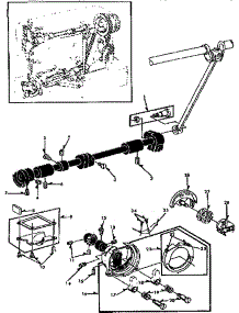 Shuttle Assembly parts for Kenmore Mechanical Sewing Machine 158.16600 (15816600, 158 16600) from AppliancePartsPros.com