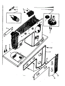 Base Assembly parts for Kenmore Mechanical Sewing Machine 158.17012 (15817012, 158 17012) from AppliancePartsPros.com