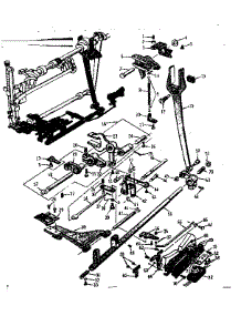 Feed Regulator Assembly parts for Kenmore Mechanical Sewing Machine 158.17012 (15817012, 158 17012) from AppliancePartsPros.com