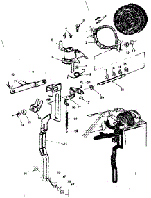 Clutch Brake Assembly parts for Kenmore Sewing Machine 158.17030 (15817030, 158 17030) from AppliancePartsPros.com