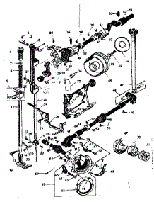 Presser Bar And Shuttle Assembly parts for Kenmore Sewing Machine 158.17030 (15817030, 158 17030) from AppliancePartsPros.com