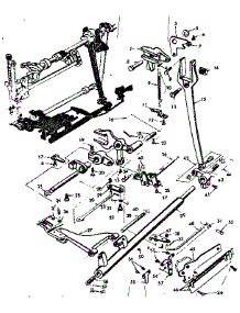 Feed Regulator Assembly parts for Kenmore Sewing Machine 158.17030 (15817030, 158 17030) from AppliancePartsPros.com