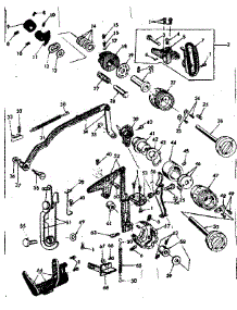 Zigzag Guide Assembly parts for Kenmore Mechanical Sewing Machine 158.17031 (15817031, 158 17031) from AppliancePartsPros.com