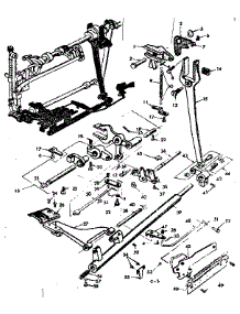 Feed Regulator Assembly parts for Kenmore Mechanical Sewing Machine 158.17031 (15817031, 158 17031) from AppliancePartsPros.com