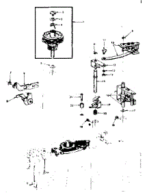 Geared Cam Assembly parts for Kenmore Mechanical Sewing Machine 158.17032 (15817032, 158 17032) from AppliancePartsPros.com