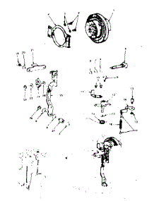 Clutch Brake Assembly parts for Kenmore Mechanical Sewing Machine 158.17032 (15817032, 158 17032) from AppliancePartsPros.com