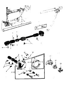 Shuttle Assembly parts for Kenmore Mechanical Sewing Machine 158.17032 (15817032, 158 17032) from AppliancePartsPros.com