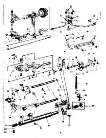 Feed Regulator Assembly parts for Kenmore Mechanical Sewing Machine 158.17032 (15817032, 158 17032) from AppliancePartsPros.com