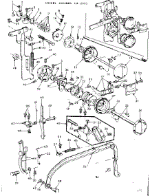 Zigzag Guide Assembly parts for Kenmore Mechanical Sewing Machine 158.17033 (15817033, 158 17033) from AppliancePartsPros.com