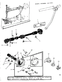Shuttle Assembly parts for Kenmore Mechanical Sewing Machine 158.17033 (15817033, 158 17033) from AppliancePartsPros.com