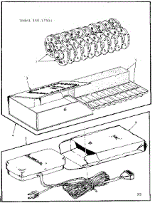 Pattern Disc And Foot Control parts for Kenmore Mechanical Sewing Machine 158.17033 (15817033, 158 17033) from AppliancePartsPros.com