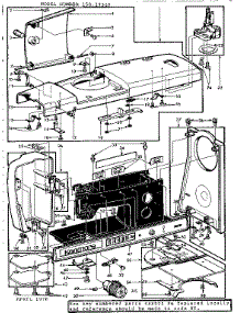 Unit Parts parts for Kenmore Mechanical Sewing Machine 158.17310 (15817310, 158 17310) from AppliancePartsPros.com