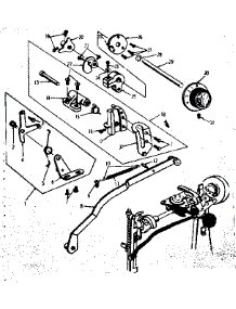 Geared Cam Assembly parts for Kenmore Mechanical Sewing Machine 158.17500 (15817500, 158 17500) from AppliancePartsPros.com