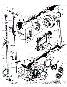 Presser Bar And Shuttle Assembly parts for Kenmore Mechanical Sewing Machine 158.17501 (15817501, 158 17501) from AppliancePartsPros.com