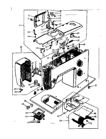 Unit Parts parts for Kenmore Mechanical Sewing Machine 158.17530 (15817530, 158 17530) from AppliancePartsPros.com
