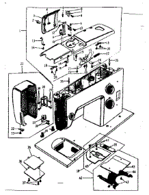 Unit Parts parts for Kenmore Mechanical Sewing Machine 158.17550 (15817550, 158 17550) from AppliancePartsPros.com