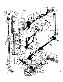 Presser Bar And Shuttle  Assembly parts for Kenmore Mechanical Sewing Machine 158.17550 (15817550, 158 17550) from AppliancePartsPros.com