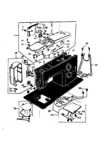 Unit Parts parts for Kenmore Mechanical Sewing Machine 158.17570 (15817570, 158 17570) from AppliancePartsPros.com