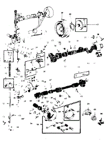 Presser Bar And Shuttle Assembly parts for Kenmore Mechanical Sewing Machine 158.17571 (15817571, 158 17571) from AppliancePartsPros.com