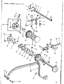 Zigzag Guide Assembly parts for Kenmore Mechanical Sewing Machine 158.17572 (15817572, 158 17572) from AppliancePartsPros.com