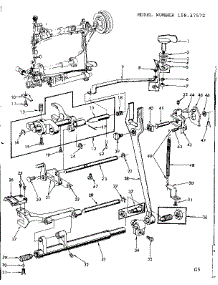 Feed Regulator Assembly parts for Kenmore Mechanical Sewing Machine 158.17572 (15817572, 158 17572) from AppliancePartsPros.com