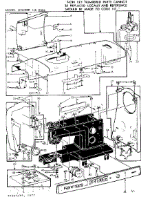 Unit Parts parts for Kenmore Mechanical Sewing Machine 158.17600 (15817600, 158 17600) from AppliancePartsPros.com