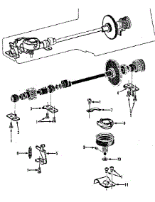 Bobbin Case parts for Kenmore Mechanical Sewing Machine 158.1765180 (1581765180, 158 1765180) from AppliancePartsPros.com