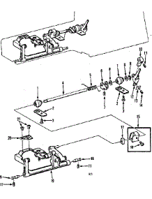 Feed Regulator Assembly parts for Kenmore Mechanical Sewing Machine 158.1765180 (1581765180, 158 1765180) from AppliancePartsPros.com