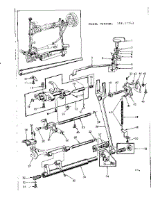 Feed Regulator Assembly parts for Kenmore Mechanical Sewing Machine 158.17740 (15817740, 158 17740) from AppliancePartsPros.com