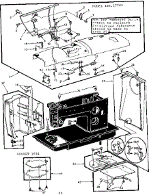 Unit Parts parts for Kenmore Mechanical Sewing Machine 158.17741 (15817741, 158 17741) from AppliancePartsPros.com