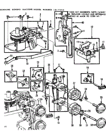 Feed Regulator Bell Crank Assembly parts for Kenmore Mechanical Sewing Machine 158.17800 (15817800, 158 17800) from AppliancePartsPros.com