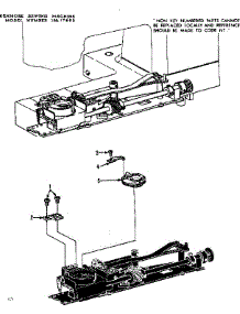 Bobbin Case Assembly parts for Kenmore Mechanical Sewing Machine 158.17800 (15817800, 158 17800) from AppliancePartsPros.com