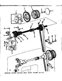 Clutch Wheel Assembly parts for Kenmore Sewing Machine 158.17811 (15817811, 158 17811) from AppliancePartsPros.com