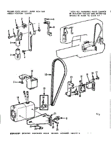 Motor Assembly parts for Kenmore Mechanical Sewing Machine 158.17812 (15817812, 158 17812) from AppliancePartsPros.com