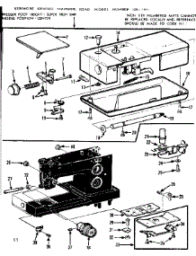 Needle Plate parts for Kenmore Mechanical Sewing Machine 158.17820 (15817820, 158 17820) from AppliancePartsPros.com