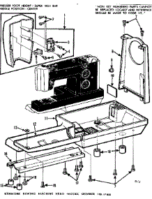 Base Assembly parts for Kenmore Mechanical Sewing Machine 158.17821 (15817821, 158 17821) from AppliancePartsPros.com