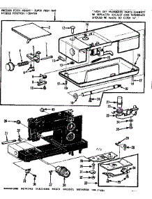 Needle Plate parts for Kenmore Mechanical Sewing Machine 158.17821 (15817821, 158 17821) from AppliancePartsPros.com