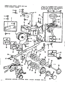 Feed Regulator And Dial Control parts for Kenmore Mechanical Sewing Machine 158.17821 (15817821, 158 17821) from AppliancePartsPros.com