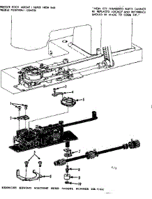 Bobbin Case And Feed Dog parts for Kenmore Mechanical Sewing Machine 158.17821 (15817821, 158 17821) from AppliancePartsPros.com