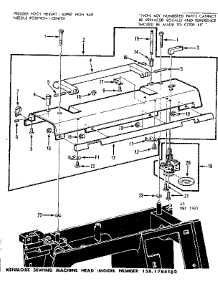 Bobbin Winder And Top Plate parts for Kenmore Mechanical Sewing Machine 158.1784182 (1581784182, 158 1784182) from AppliancePartsPros.com