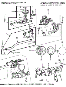 Zigzag Guide Assembly parts for Kenmore Mechanical Sewing Machine 158.1784182 (1581784182, 158 1784182) from AppliancePartsPros.com