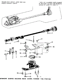 Bobbin Case parts for Kenmore Mechanical Sewing Machine 158.1784182 (1581784182, 158 1784182) from AppliancePartsPros.com
