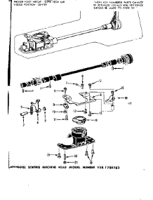 Bobbin Case parts for Kenmore Mechanical Sewing Machine 158.1784183 (1581784183, 158 1784183) from AppliancePartsPros.com