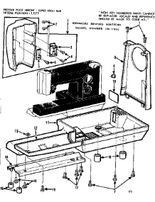 Base Assembly parts for Kenmore Mechanical Sewing Machine 158.17850 (15817850, 158 17850) from AppliancePartsPros.com