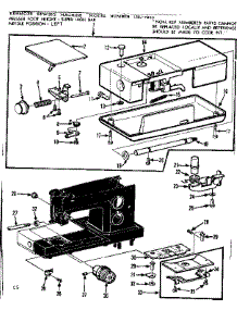 Thread Tension Assembly parts for Kenmore Mechanical Sewing Machine 158.17850 (15817850, 158 17850) from AppliancePartsPros.com