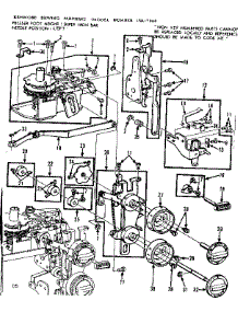 Dial Control And Bell Crank Assembly parts for Kenmore Mechanical Sewing Machine 158.17850 (15817850, 158 17850) from AppliancePartsPros.com